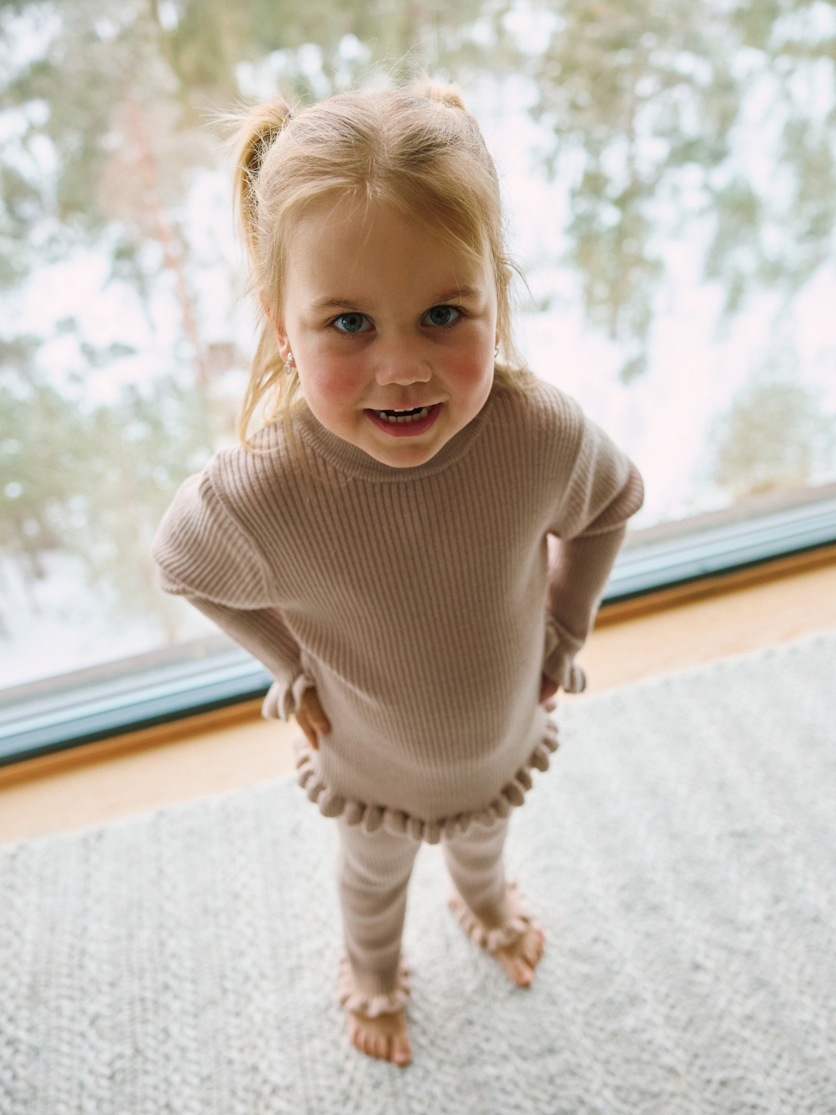 Gullkorn Sodali Ull Bukse Mørk Beige