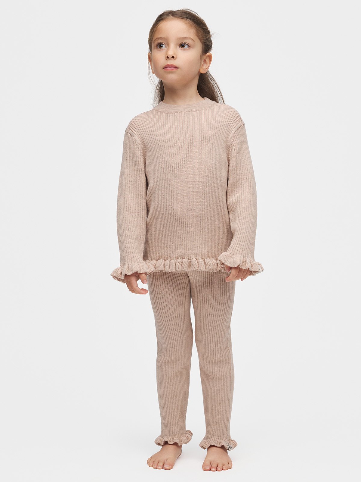 Gullkorn Sodali Ull Bukse Mørk Beige