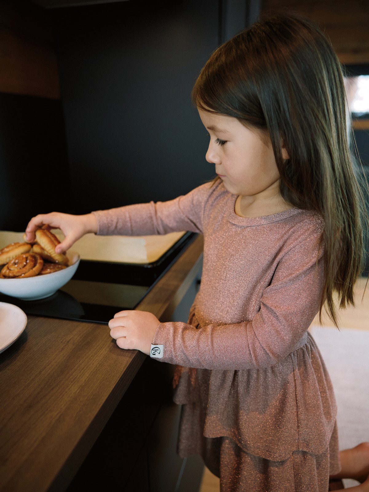 Gullkorn Diroit Kjole Rosentre