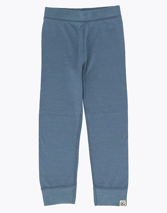 Gullkorn Gullull Wool Pant Denimblå