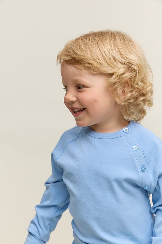 Gullkorn Villvette Genser Himmelblå