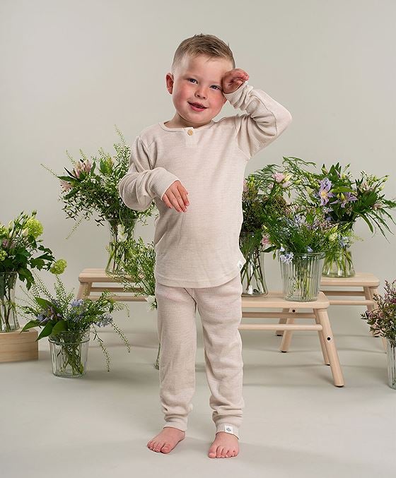 Gullkorn Billie Ulltrøye Gråhvit