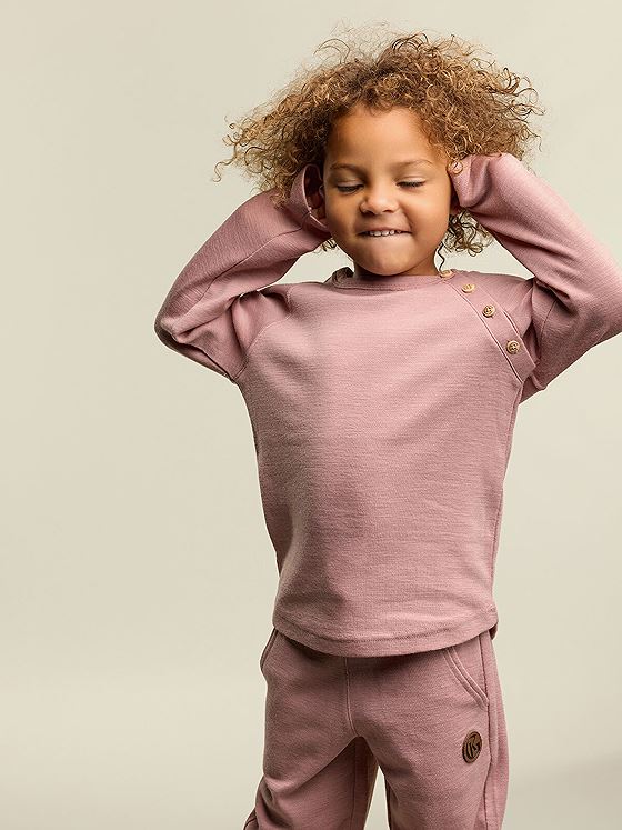 Gullkorn Villvette Ull Longsleeve Lys Rosa