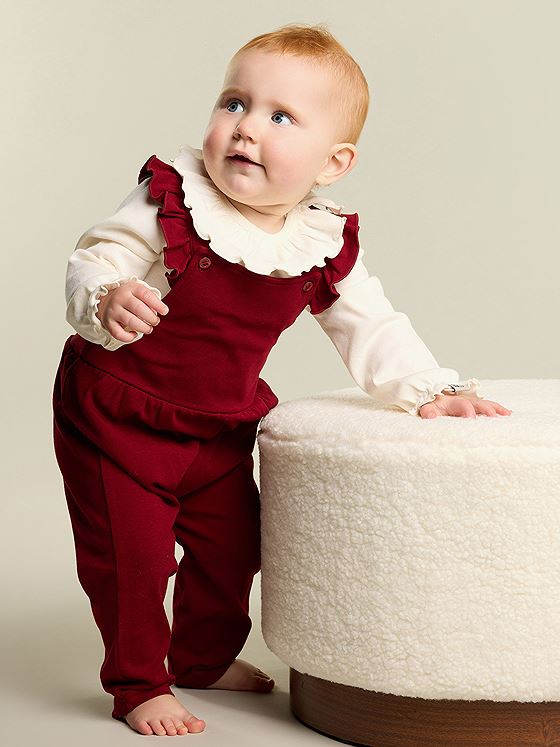 Gullkorn Olivia Sparkebukse Dyp Rød