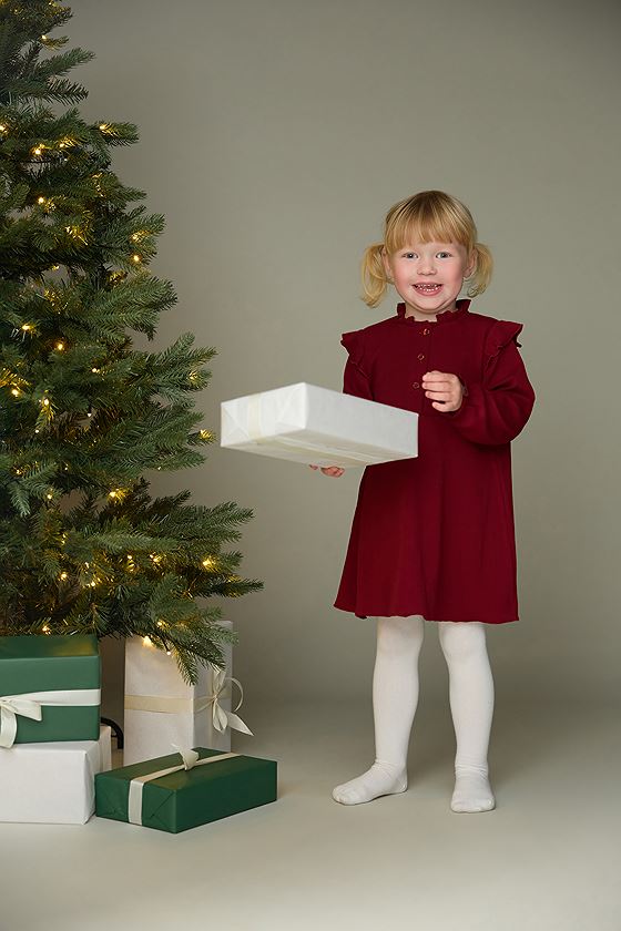 Gullkorn Eno Kjole Dyp Rød