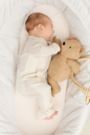 Gullkorn Vakke Ull Babydress Varm Hvit