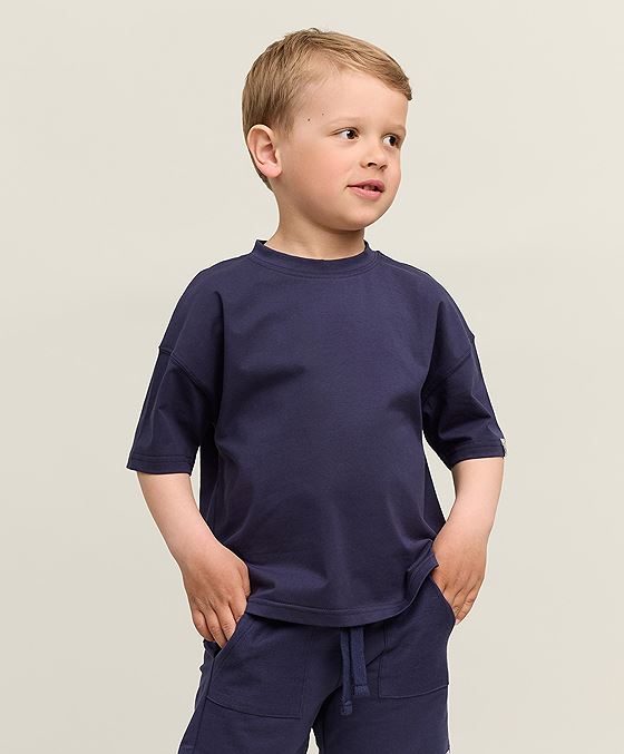 Gullkorn Halit T-skjorte Marineblå