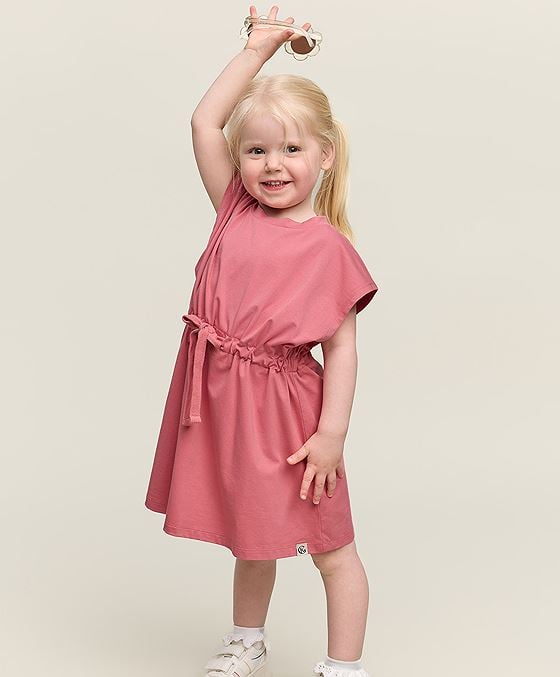 Gullkorn Orto kjole Rødlilla