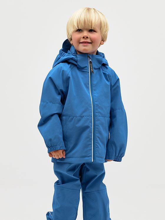 Gullkorn Skarn Skalljakke Blå