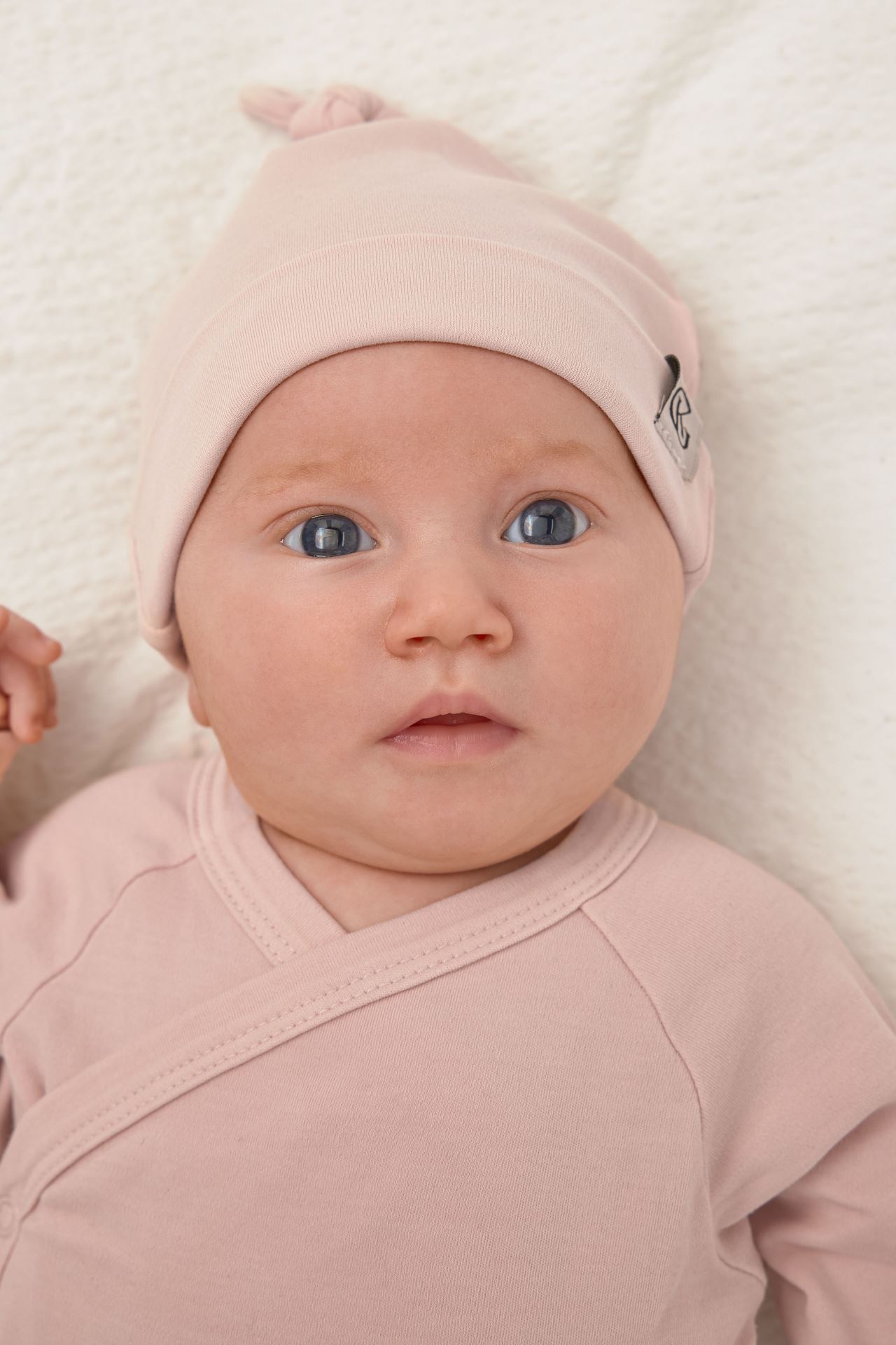 Gullkorn Vakke Baby Lue Støvrosa